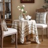 Dolores Tablecloth Dining Table Cover Cotton Linen Table Cloth