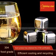 304 Stainless Steel Ice Cube Mold Metal Iron Ice Cube Iced Drink Set 304 Stainless Steel Ice Cube Mold Metal Iron Ice Cube Iced Drink Set