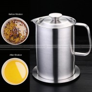 304 Stainless Steel Oil Filter Pot Filter Leak-proof Oil Pot 304 Stainless Steel Oil Filter Pot Filter Leak-proof Oil Pot