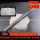 304 Stainless Steel Rolling Pin Household Kitchen Tool Pressing Tool