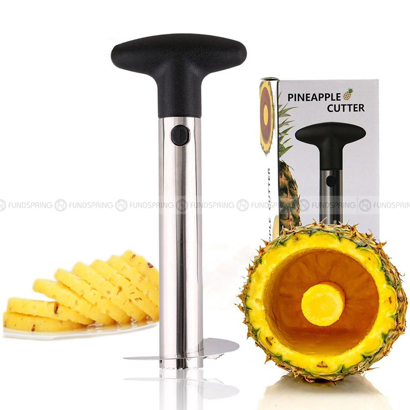 Stainless Steel Rotary Pineapple Corer Pineapple Peeling Core Puller