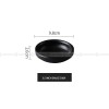 Frosted Tableware Black Ceramic Dinnerware Untensils Bowls Plates