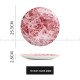 Nordic Elegance Marble Dinner Plate Set with Simplistic Round Design Set of 2 (8" and 10")