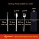 304 Stainless Steel Portable Cutlery Set 3 Pcs Fork Spoon Chopsticks