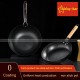 Uncoated Non-Stick Iron Skillet Wok Cast Iron Frying Pan Without Cover