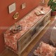Fanhua Table Runner Velvet Desk Cloth Waterproof TV Cabinet Cover