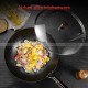 Thickened Uncoated Nonstick Flat-bottomed Iron Pot Cooked Iron Wok