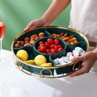 Multi-Compartment Tray for Snacks, Dried Fruits, Nuts, and Candy Storage