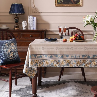 Piedmont Tablecloth Waterproof  Velvet Fabric Dining Table Cover Piedmont Tablecloth Waterproof  Velvet Fabric Dining Table Cover