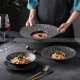 Ice Crack Texture Ceramic Dinnerware Minimalism Dinner Bowl Plate