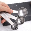 Baking Scale Measure Spoon Stainless Steel Round Measuring Spoon Set of 9