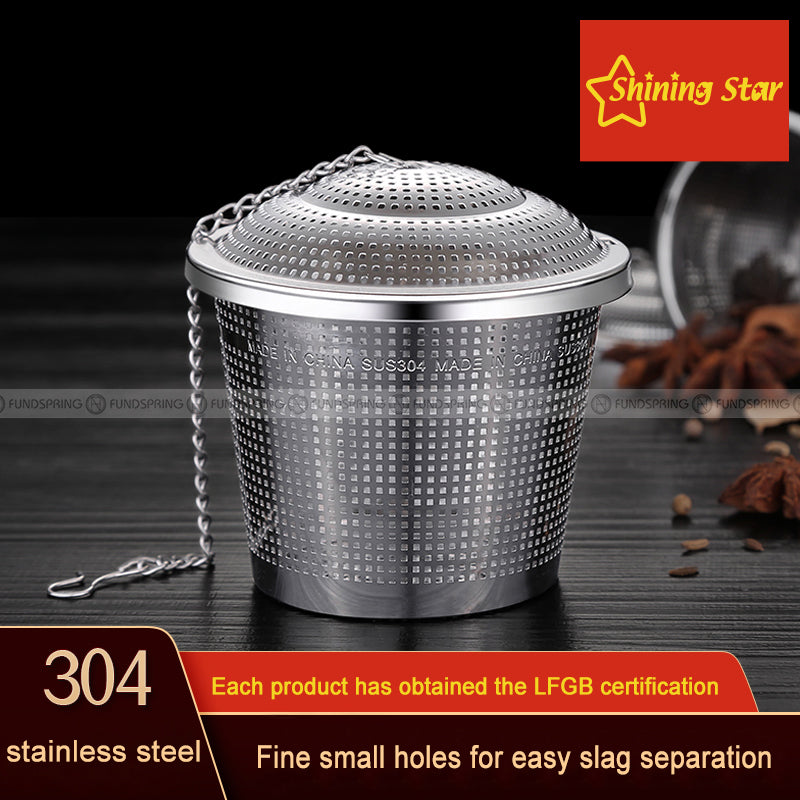 Tea Infuser Ball Stainless Steel Filter Mesh Spice Box
