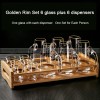 Wine Dispenser Set Crystal Glass Set of 13 Wine Glass and Dispenser