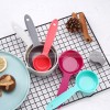 Precision in Colors: 5-Piece Measuring Spoon Set with Scale for Baking