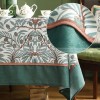 Jungle White Tiger Tablecloth Pastoral Cotton And Linen Table Cloth