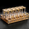 Gold Foil Wine Glass Wine Dispenser Small Goblet Cup Holder Win Set