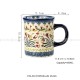 Creative Pastoral Drink Utensil Ceramic Mugs Coffee And Tea Cup 440ml