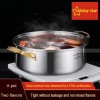 Thickened 304 Stainless Steel Induction Cooker Hot Pot Special Pot