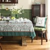 Jungle White Tiger Tablecloth Pastoral Cotton And Linen Table Cloth