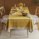 Combe Tablecloth Pastoral Solid Color Cotton Linen Table Clothes