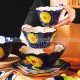 Crinkle Chrysanthemum Tableware Ceramic Dinner Utensils Bowl Plate Pot Dish