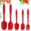 Versatile Set of 5 Silicone Baking Tools for Cake Cream, Spreading, and Mixing