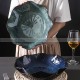 Blue/Green Glaze Dinnerware Lotus Leaf Large Bowl Soup Bowl 12"