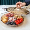 Glass Elegance: Flat-bottomed Compote Set with Lid for Dried Fruits and Nuts