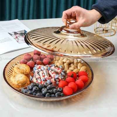 Glass Elegance: Flat-bottomed Compote Set with Lid for Dried Fruits and Nuts Glass Elegance: Flat-bottomed Compote Set with Lid for Dried Fruits and Nuts