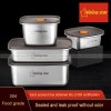 304 Stainless Steel Food Grade Fresh-keeping Box Storage Box Lunch Box