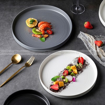 Minimalism Ceramic Tableware Dinnerware Dish Deep Plate Flat Plate Minimalism Ceramic Tableware Dinnerware Dish Deep Plate Flat Plate