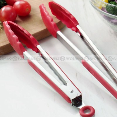 Food Clips Stainless Steel Bread Food Tongs Outdoor BBQ Tools Food Clips Stainless Steel Bread Food Tongs Outdoor BBQ Tools