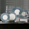 Carll Solar Series Dinnerware Collection Ceramic Blue/White Plate