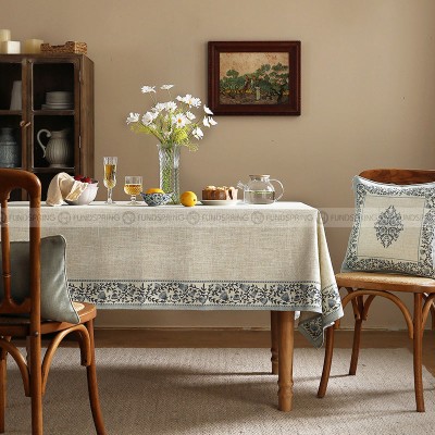 Siegel Tablecloth Dining Table Clothes Cotton Linen Table Cover Siegel Tablecloth Dining Table Clothes Cotton Linen Table Cover