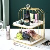 Beaded Top Decoration Candy Storage Plate: Elegant Display Stand for Refreshments, Desserts, and Pastries