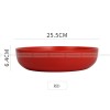 Creative Tableware Ceramic Round Bowl Big Soup Bowl Colors Deep Plate 10"