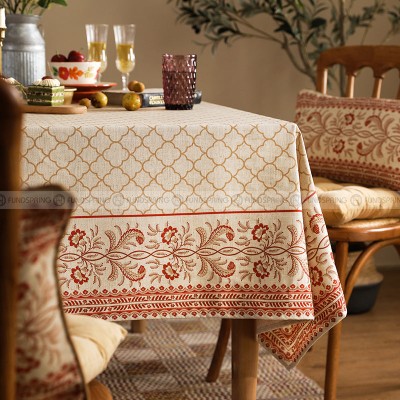 Chamonix Tablecloth Pastoral Desk Cover Cotton Linen Table Cloth Chamonix Tablecloth Pastoral Desk Cover Cotton Linen Table Cloth