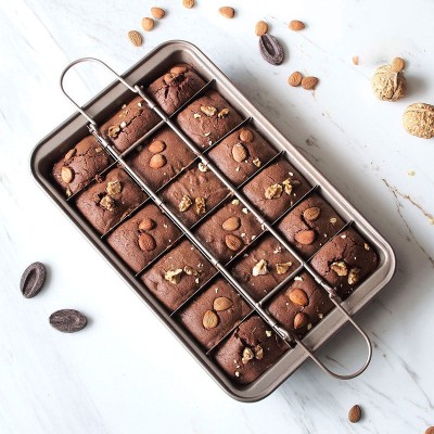 SolidBake Non-Stick Cake Mold: Thickened Bottom Brownie Pan – Precision Baking Tool SolidBake Non-Stick Cake Mold: Thickened Bottom Brownie Pan – Precision Baking Tool
