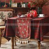 Lapland Table Runner Christmas Table Runner Luxury Red Counter Cover