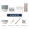 Minimalist Japanese Style Household Tableware Set - Fresh Dinnerware Set