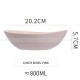 Japanese Ceramic Tableware Irregular Matte Ramen Bowl Deep Salad Plate