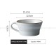 Minimalist Matte Ceramic Dinnerware Morandi Porcelain Bowls Plate