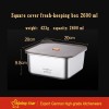 304 Stainless Steel Fresh-keeping Box Sealed Food Storage Box With Lid