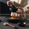 Japanese Ceramic Dinnerware Frosted Tableware Dinner Plates