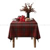 Lapland Tablecloth Christmas Table Cover Red Gingham Table Clothes