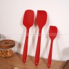 Silicone Baking Mastery: Set of 3 Cake Cream Spatulas for Precision Mixing