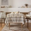 Kashaa Tablecloth Nordic Style Simple Cotton And Linen Table Cover Khaki