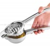 Stainless Steel Manual Lemon Press Multifunctional Fruit Orange Juicer