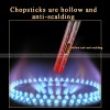 304 Stainless Steel Chopsticks Mildew-proof Chopsticks 6 Pairs