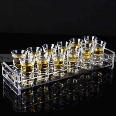 Spirit Glass Swallow Glass Wine Glass Set with Acrylic Cup Holder Spirit Glass Swallow Glass Wine Glass Set with Acrylic Cup Holder